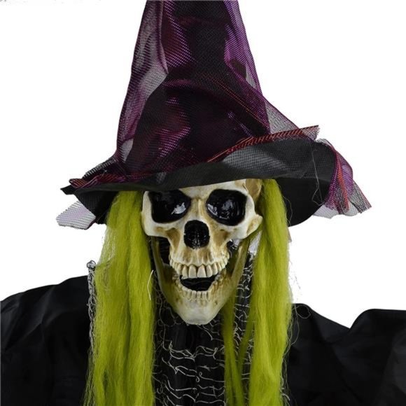 3 Pack 38.6" Halloween Hanging Skeleton with Witch Hat Decoration - Picture 7 of 7